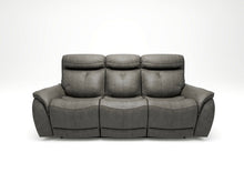 将图片加载到图库查看器,Echo Gray Leather Power Sofa w/Power Adjustable Headrests