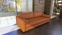 将图片加载到图库查看器，Modern Sofa 3 Seater Leather
