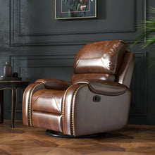 将图片加载到图库查看器，Winslow Saddle Swivel Glider Recliner
